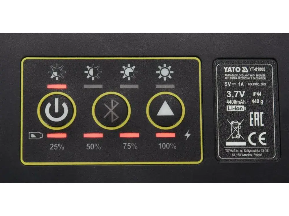 Прожектор YATO YT-81808, 2 Вт, IP44 Photo 3