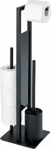 Подставка для туалетной бумаги Dekoracja domu Rivalta Black (40899) — напольный держатель, чёрный