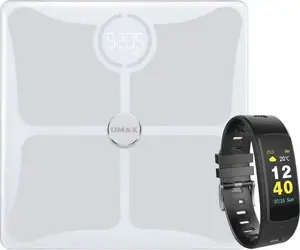 Напольные весы UMAX UB604 — цифровые персональные весы для измерения веса, компактный дизайн