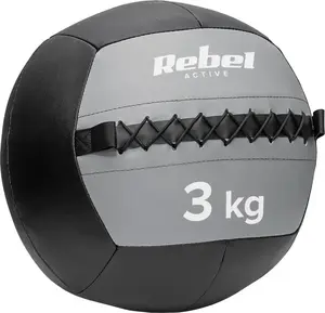 Medicīnas bumba Rebel Active 3 kg — svara bumba funkcionālajiem treniņiem