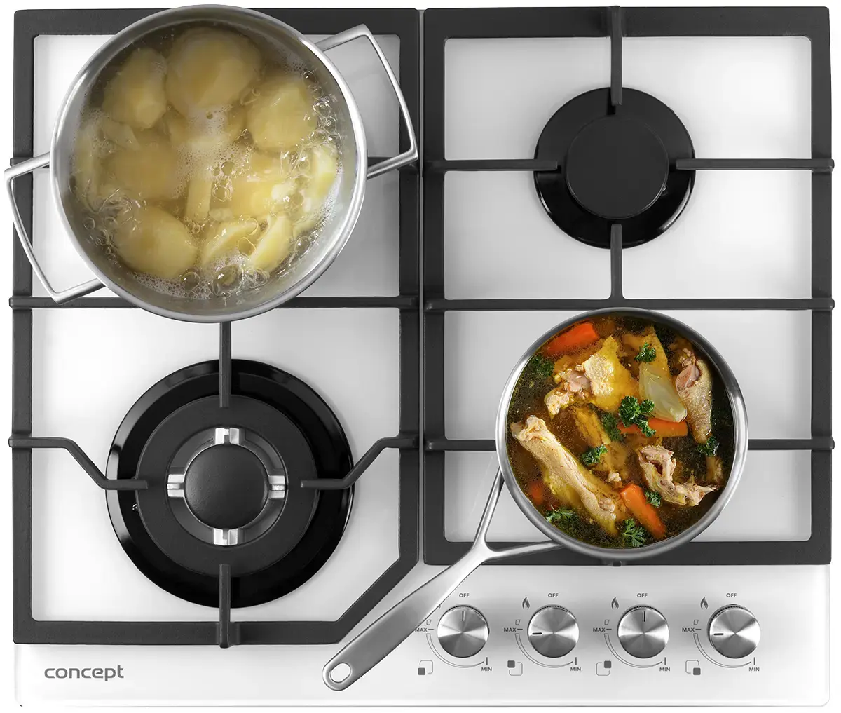 Concept Solution PDV7460WH gas hob 60 cm Photo 4