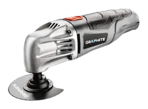 Многофункциональный электроинструмент GRAPHITE 59G020 — многофункциональный/осциллирующий инструмент, для резки, шлифовки, соскребания