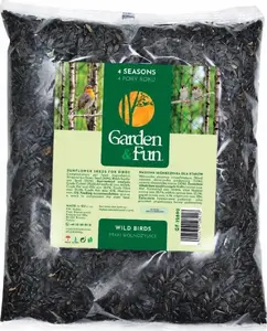 Garden Fun семена подсолнечника чёрные 1,6 кг — корм и семена для обжарки
