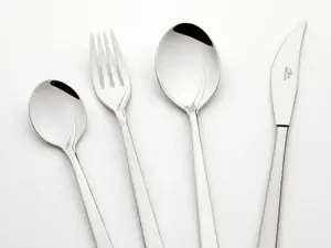 Cutlery set GERLACH FLAMES 24 pcs — stainless steel utensils for table service