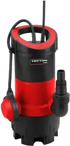 Погружной насос для воды TRYTON TPB750 750 Вт — подъем до 9 м, для чистой и грязной воды