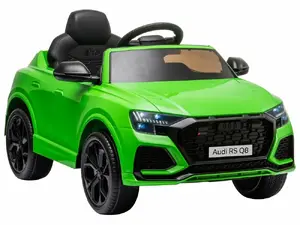 Ride-on car LEAN Cars 7902 with rocking function, green, light effects, battery-powered