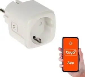 Smart plug GENWAY ATLO-P1-TUYA — Wi‑Fi smart socket, remote control via Tuya, single outlet
