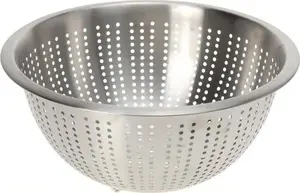 Colander Excellent Houseware 24 cm metal — kitchen strainer, model 120606