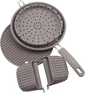 Colander Kassel Durszlak silicone strainer 93705 – silicone kitchen colander, flexible draining bowl