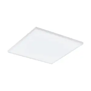 Потолочный светильник EGLO Turcona-Z LED F, квадратный белый, 6×3.8 Вт, 450×70 мм, алюминий/сталь