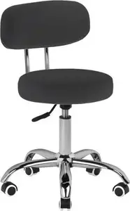 Pedicure Stool Activeshop A-007 – black, universal height and swivel seat