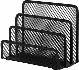Mail Sorter Q-Connect Office Set KF00876, metal, 3 compartments, black