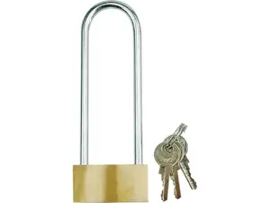 Padlock Vorel 77700 — compact metal padlock, 55 g, single piece