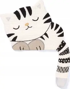 Mīkstā grabulīte baby ono Kitty Blink & Shine ON-765 — plīša rotaļlieta ar čaukstošu skaņu