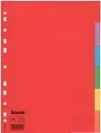 ESSELTE divider A4 mix, 6 tabs, 160 g/m², pack ESSX0471