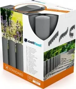 Garden Edging Cellfast C.PALISADA 4-piece 2.3 m, brick finish (model 34-043)