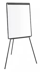Flip chart Q-Connect KF04173 freestanding plastic portrait, black/white