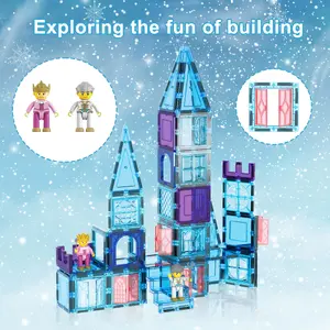 Building set Happy Kiddo PicassoTiles 72 pc Ice Winter Theme, plastic, for ages 3+