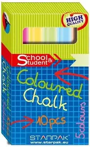 Chalk sticks STARPAK 262683 — school chalk, white, pack (Starpak Kreda szkolna)