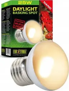 Spuldze Exo Terra Daylight Basking Spot NANO 25 W — dienas/gaismas apsildes spuldze terārijiem
