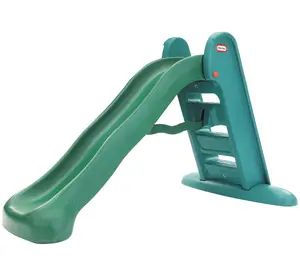 Children's outdoor slide Little Tikes Go Green E/S Large Slide — 951×1585×1005.6 mm, green