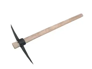 Pickaxe MODECO MN-79-350 double-sided, wooden handle, 2.5 kg