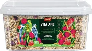 Pilnvērtīgs barības maisījums papagaiļiem un mazām dekoratīvajām putnām vitapol Vitaline spainis 2,2 kg
