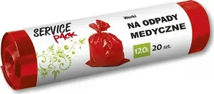 Medicīnisko atkritumu maisi Stella LDPE 120 l, 20 gab.