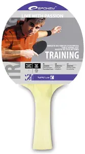 Galda tenisa rakete SPOKEY Training – atpūtas klase, koka asmens, vienpusēja gumija