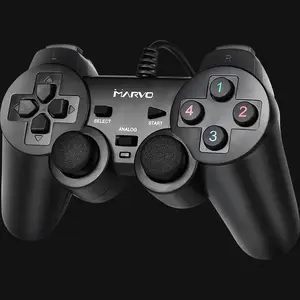 Gamepad Marvo GT-006 — wired USB gaming controller for PC, black, 1.56 m cable