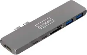 USB-хаб zenwire 2x USB-C + 2x USB-A 3.0 (4 порта) модель 1026902325