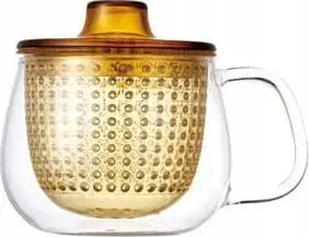 Tea mug with infuser Secret de Gourmet UNITEA 350 ml, yellow