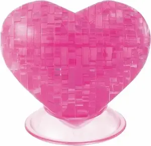 Puzzle heart Bard Crystal Puzzle Serce 0036 — transparent interlocking 3D jigsaw