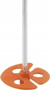 Paint mixer Wolfcraft 60 x 350 mm, handheld mixing paddle for paints and mortars