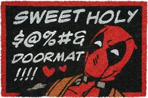 Ieejas paklājs Marvel Deadpool 40 x 60 cm — licencēts Marvel paklājs
