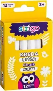 Chalk sticks Strigo Kreda white 12 pcs — Strigo 406006