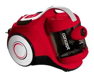 Cilindriskais putekļsūcējs Concept Solution VP5075 — 700 W, sausā tīrīšana, ciklonisks, bez maisiņa, 1,5 L (sarkans)