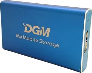 External SSD DGM My Mobile Storage 128GB blue model MMS128BL, portable USB storage