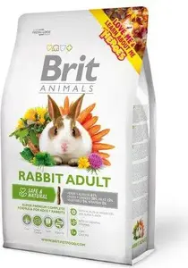 Корм сухой для взрослых собак Brit ANIMALS 300 г — кролик