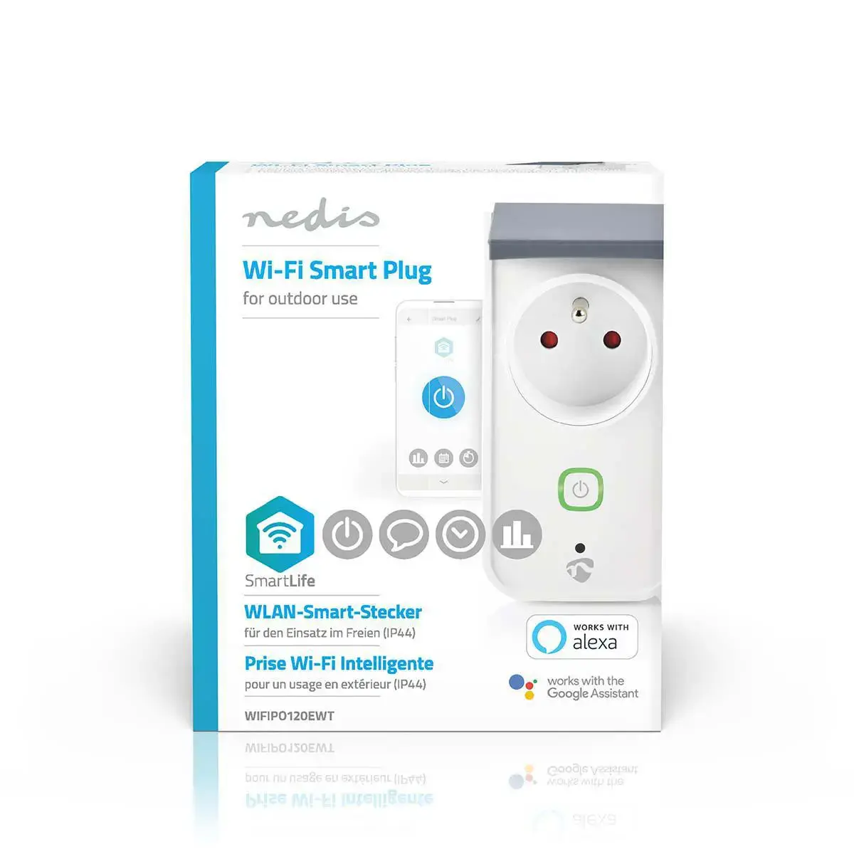 Nedis WIFIPO120EWT умная розетка Photo 12