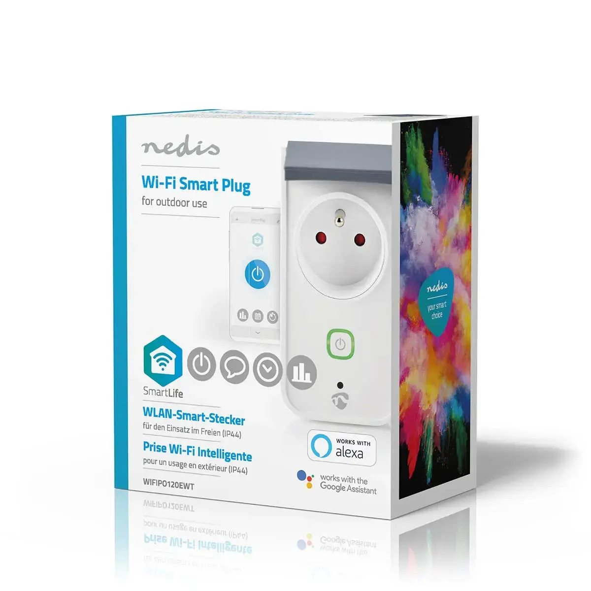 Nedis WIFIPO120EWT умная розетка Photo 13