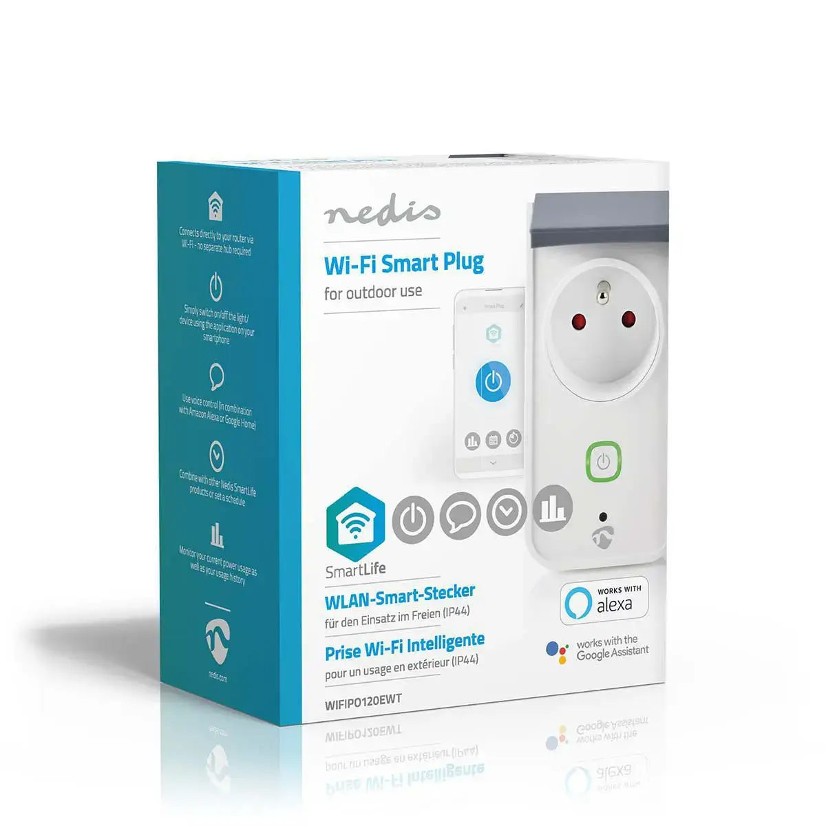 Nedis WIFIPO120EWT умная розетка Photo 14