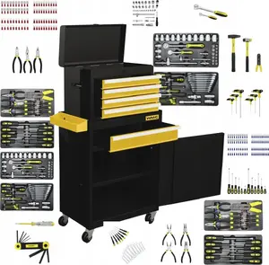 Workshop tool cabinet trolley 253 pcs WMC TOOLS WMC253 set — workshop storage and mobile workstation