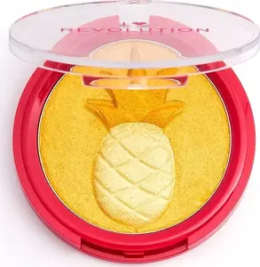 Highlighter Makeup Revolution Ananasowy — kompaktais sejas izgaismotājs