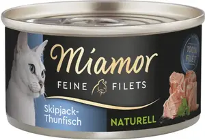 Mitrā kaķu barība Miamor 75015 — tuncis, pieaugušiem kaķiem, 80 g, kārba ar vieglu atvēršanu