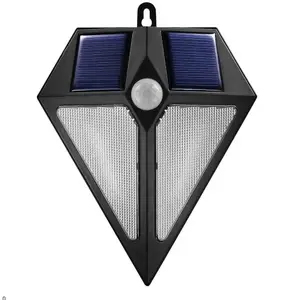 Outdoor wall lighting MACLEAN MCE168 — LED, IP65, battery Li‑Ion 900 mAh, detection 120° / 8 m, black/blue