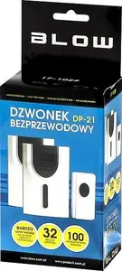 Wireless Doorbell BLOW dp-21 (model 00901) — wireless chime set, plug-in receiver