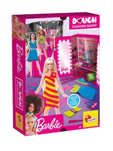Bērnu radošais komplekts Lisciani BARBIE DOUGH FASHION SHOW — modelēšanas mīkla, 5–6 gadi, daudzkrāsains, kastē
