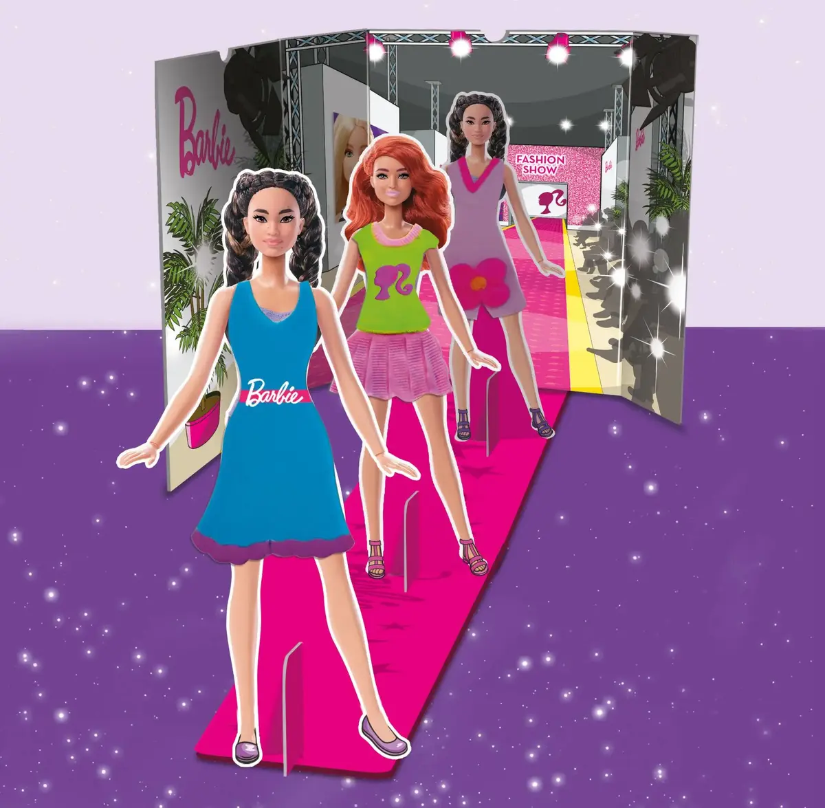 Lisciani BARBIE DOUGH FASHION SHOW radošais komplekts Photo 6