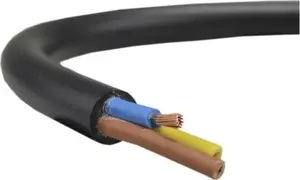 OWY cable OMY3X0,75 — 100 m, 3 × 0.75 mm², 300/300 V, black